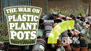 War of plastic plant pots